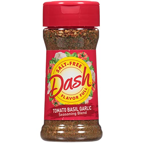 Dash Salt-Free Seasoning Blend, Tomato, Basil and Garlic, 2 Ounce Pack of 8