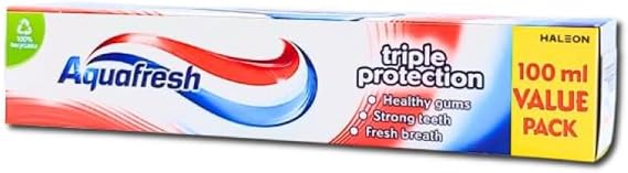 Aquafresh Triple Protection Toothpaste, 100ml (3.3 fl oz)