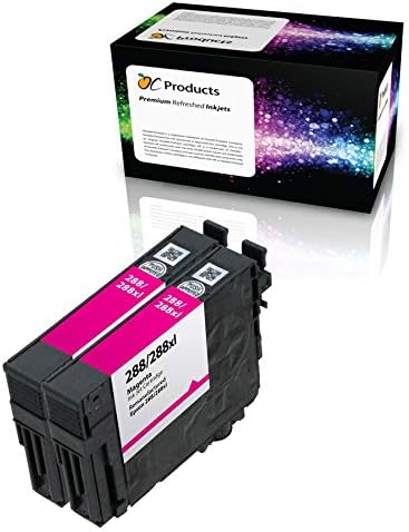 Remanufactured Ink Cartridge Replacement for Epson 288 288XL for Expression XP-430 XP-434 XP-330 XP-446 XP-340 XP-440 Printers (2 Magenta)