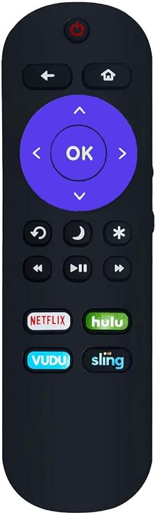 Universal Remote Compatible with Element ROKU TV with Netflix Hulu Vudu Sling