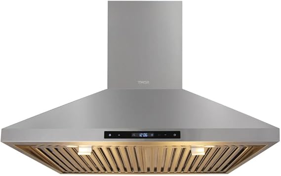 THOR Kitchen Wall Mount 30-Inch Range Hood in Stainless Steel - Model HRH3007