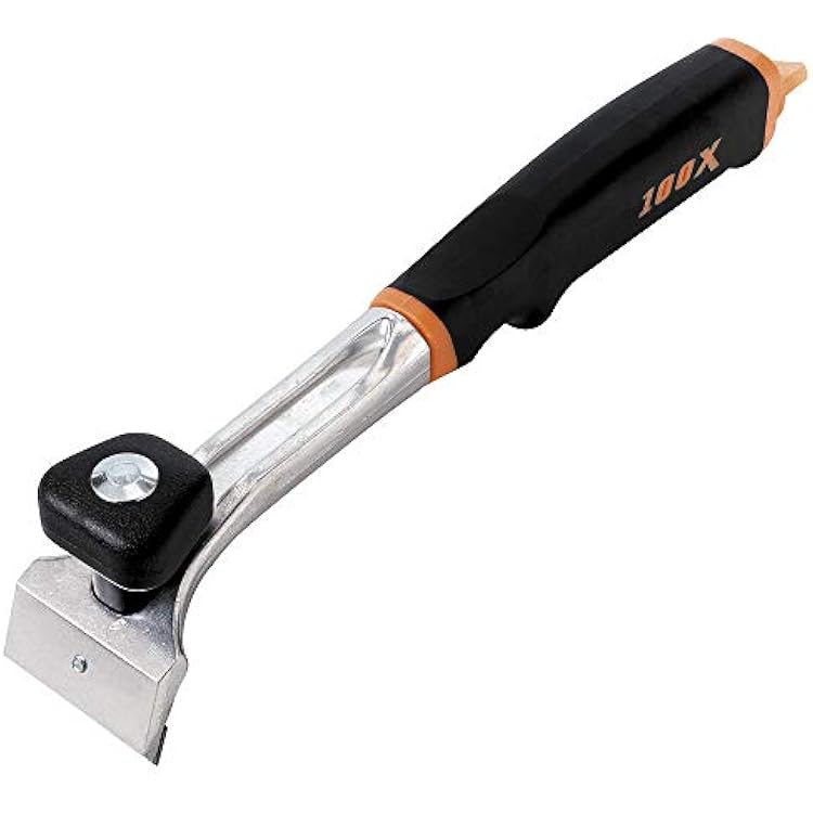 Warner 2 Carbide 100X Soft Grip Scraper with Knob, 10018