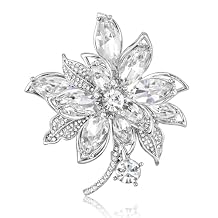 Flower-shaped Elegant Brooch Pins for Women Wedding Broach