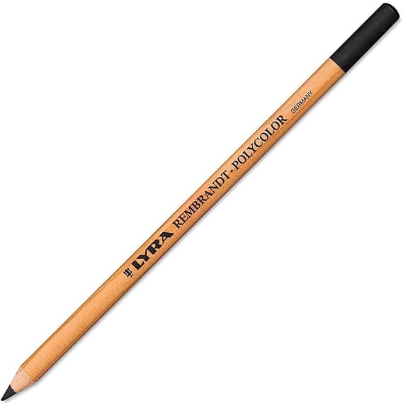 LYRA Rembrandt Polycolor Art Pencil, Black, 1 Pencil (2000099)