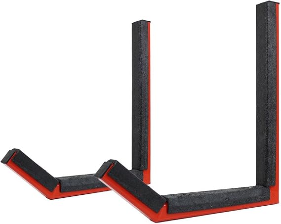 Kurl Kayak Racks for Garage, Wall Mount TIG-Welded Thick-Walled Aluminum