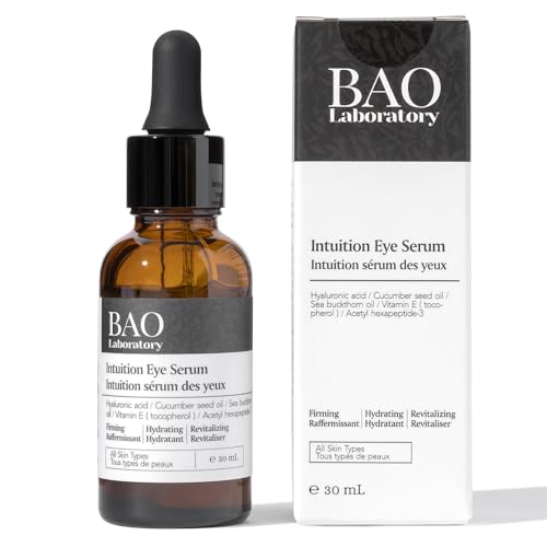 Intuition Eye Serum | Vitamin E, Cucumber Seed Oil And Hyaluronic Acid | Eye Serum for Wrinkles, Finelines and Dark Spots | Best For All Skin Types 30 ML