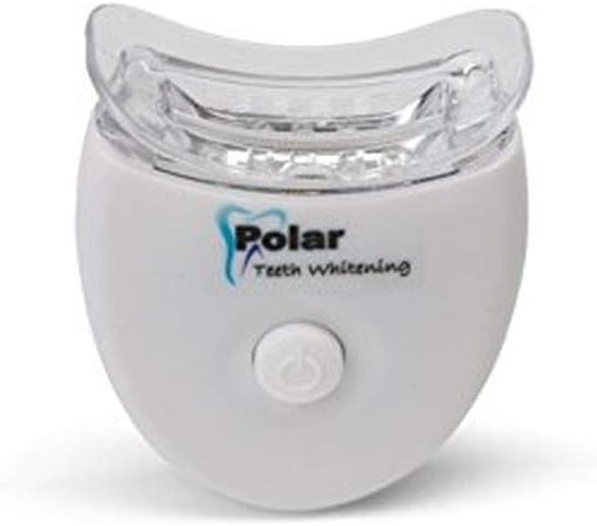 Polar Teeth Whitening LED Accelerator Light - Enhances Tooth Whitening - Combine with Gels & Strips - Soft Mouth Tray - Whiter Smile