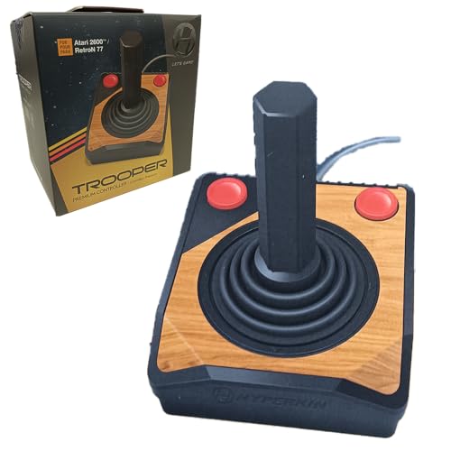 Hyperkin Trooper Premium Controller for Atari 2600 RetroN 77 Color May Vary