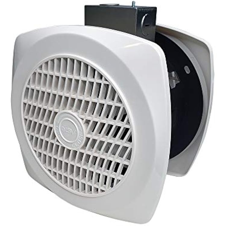 BV Ventilation Exhaust Fan for Home 90 CFM - Wall Fan 4.0 Sones Quiet & Efficient Room-to-Room Airflow, up to 85 sq ft | 6 Diameter | Customizable Vent Fan - Removes Heat, Odors, Smoke & Humidity