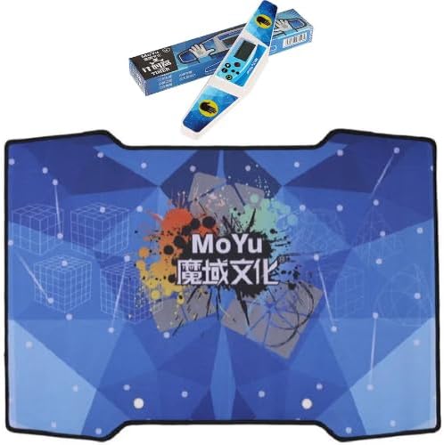 GAREGEAR MoYu Speed Timer with Mat for Professional Cubers, Touch Control Timer with Display, Great Gift for Boys and Girls