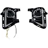 BAKUGO 2Pcs LED Daytime Running Light Fog Light DRL Flowing Yellow Turn Signal Light for Kia Sonet 2020 2021