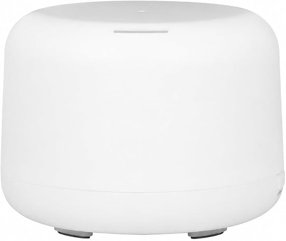 500ml Smart Ultrasonic Essential Oil Diffuser & Humidifier Cool Mist, Auto Humidity Sensor, 7-Color LED Night Light, Remote Control, for Bedroom, Office