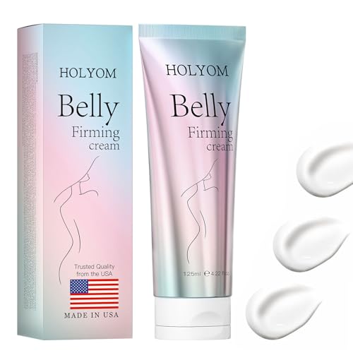 B-Flat Belly Firming Cream - Premium Skin Tightening & Moisturizing for Stomach, Thighs Butt, Body Lotion for Men & Women to Achieve a Toned, Sculpted Appearance 125