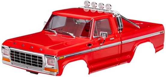 RED TRX-4M Ford F-150 Clipless Body