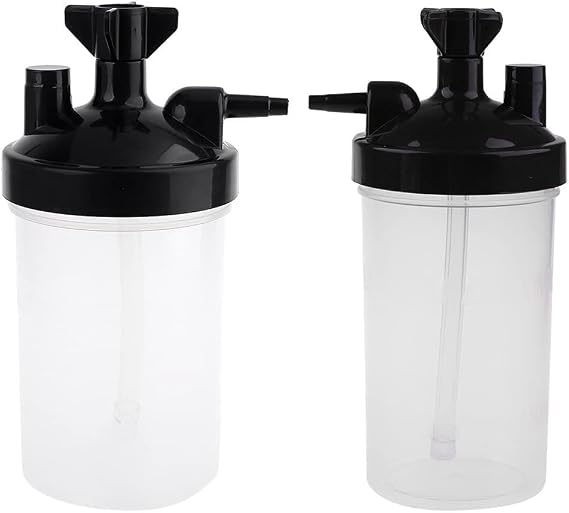 Humidifying Cup Humidifier Water Bottle for Regulator High Flows Bubbler Bottle for Concentrators