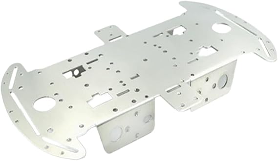 4WD Robot Car Chassis, for DIY Educational Robotics Projects, Compatible with for tt for Motors