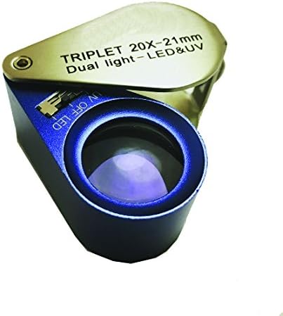Optical Loupe with Lighting: 10X Lens