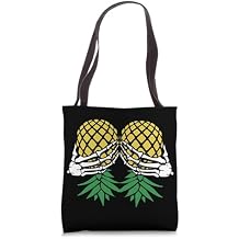 Upside down Pineapples Funny Swingers Wife Swapping Hotwife Tote Bag