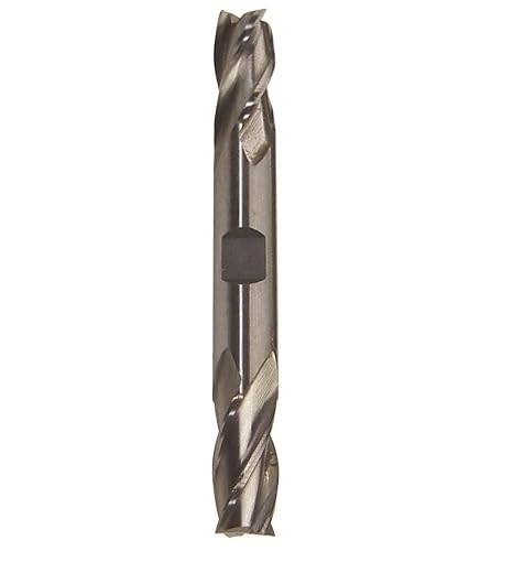 Drill America 1" X 1" High Speed Steel 4 Flute Double End End Mill, BRC Series