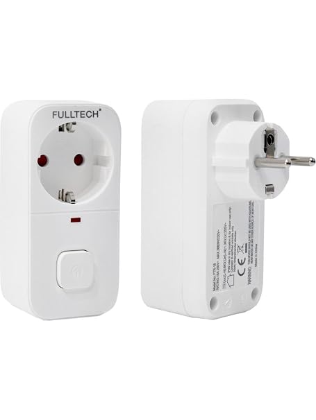 MODDESTORE Akıllı Priz, 3680W, 250V/16A, Aşırı Akım Koruması, On/Off Düğmeli, Beyaz, Duvar Tipi