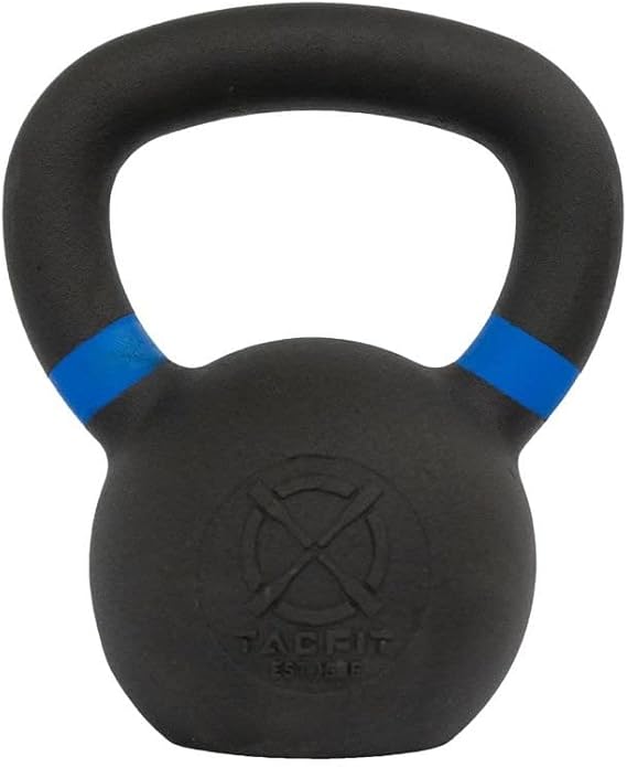 Kettlebell (Powder Coated) - Fitness, Exercise, Strength Training and Weightlifting