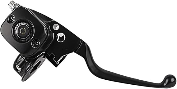 Handlebar Brake Control Kit 9/16 Inch Single Disc for 1996 Up Harley 45019-96 (Matte Black)