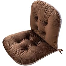 Chair Cushions,Kitchen Chair Pad with Ties,Anti-Slip Soft Comfortable Office Chair Cushion Seat Cushion with Back Support,Indoor Rocking Chair Cushion for Dining Room,Home,Office Brown