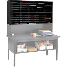 Safco Products 7751BL E-Z Sort Mail Station Sorter Module, Black