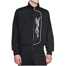 Just Cavalli Mens Black Water Repellant, Zip Up Jacket 54