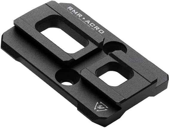 Strike Industries RMR to ACRO Adaptor Plate, Aimpoint ACRO/RMR Cut, Black, One Size, SI-ACRO-RMR