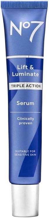 Boots No7 Lift & Luminate Triple Action Serum 75ml (Pack of 1)
