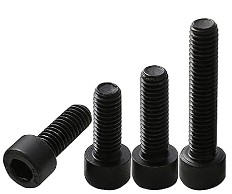 M4-0.7 x 18mm Hex Socket Head Cap Screws, 12.9 Grade Alloy Steel, Allen Socket Drive, Black Oxide Finish, Machine Thread,Full Thread (30 Pcs)
