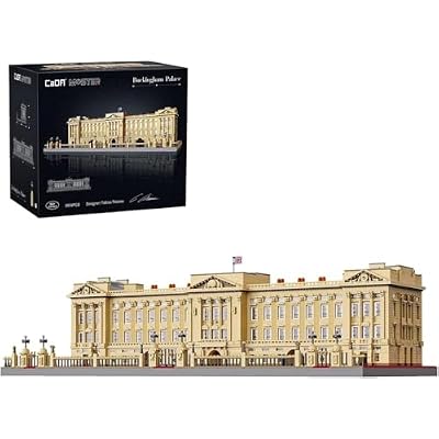 Modular House Building Blocks Set, MOC Buckingham Palace Architecture Model Bricks Construction Toy European Architecture House Building Kit, Collectible Home Decor Gift Idea - 5604 Pieces