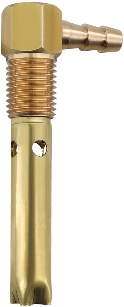 NPTF Brass Rollover Valve for 5/16" ID Hose Fuel Tank Safety Vent Assembly (1/4" NPTF Rollover Valve for 1/4" Hose)