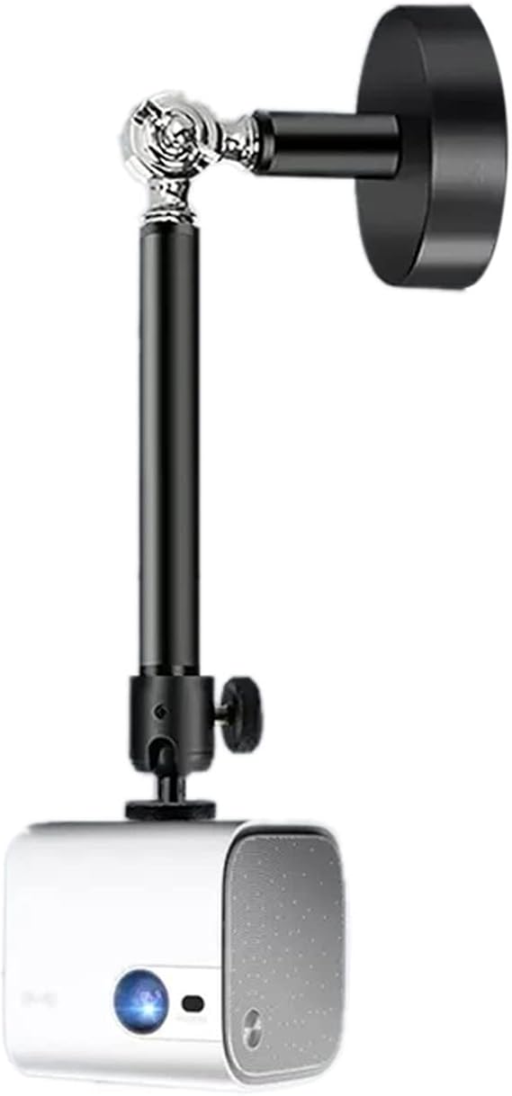 Projector Stand Projector Shelf Projector Universal Bracket Wall Hanging Lifting Bedside Horizontal Installation Adjustment Household Folding Two Section Rotary Projector(Ty925)