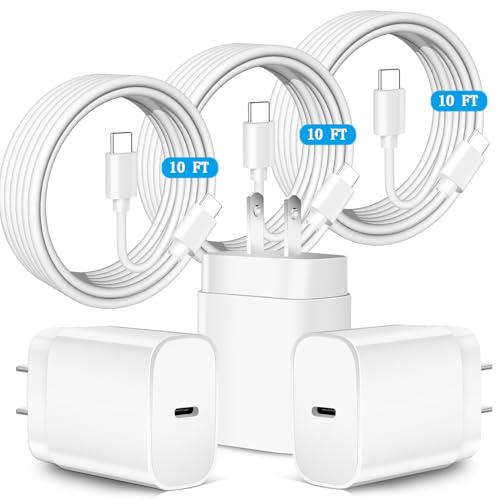 Samsung Super Fast Charger,Samsung Charger Fast Charging Block,3Pack 25WSamsung USB C Wall Charger,10FT Quick USBC Cable for SamsungGalaxy S25 UltraS24S23S22S21S20A14Z Fold 765Z Flip 765