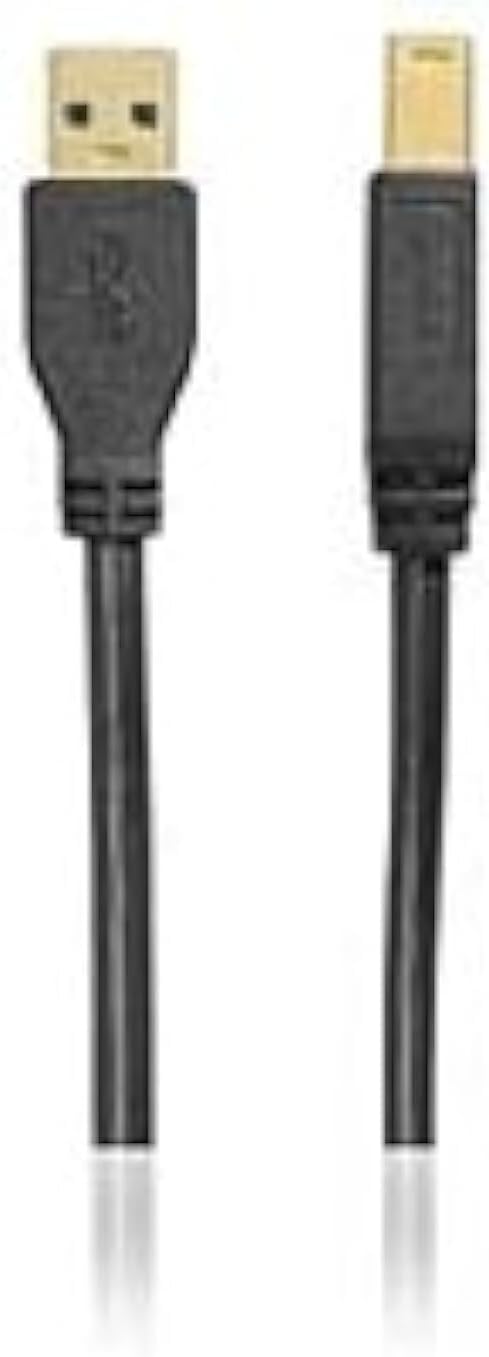 Gigaware Gold-Plated USB 3.0 A/B Cable (6-Ft.)