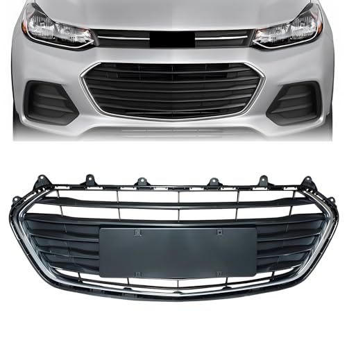 Front Bumper Grill Cover, Replacement Car Front Grille, Compatible For Chevrolet Trax 2017-2022