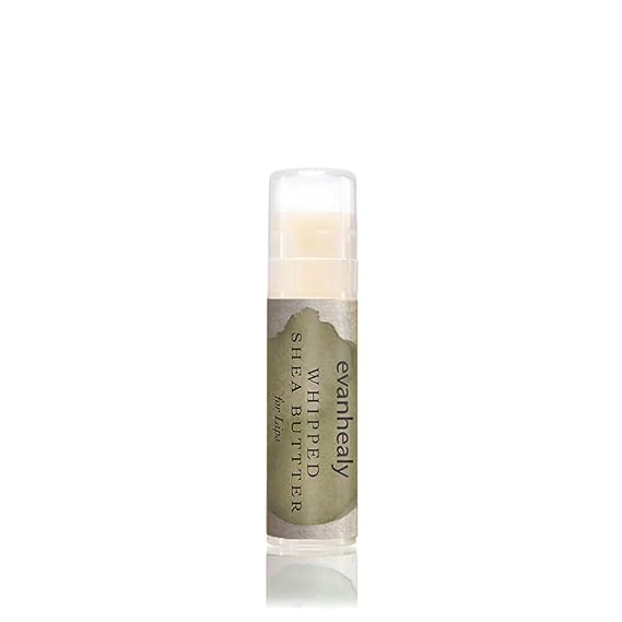 evanhealy Whipped Shea Butter for Lips | Organic Red Raspberry Seed Oil, Beeswax, Argan Oil | Moisturizing Lip Balm Chapstick