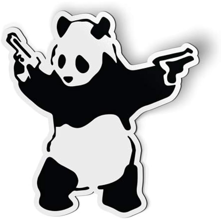 Banksy Panda Bear - Magnet - Car Fridge Locker - 3