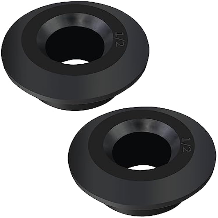 2 Pack 12 Flexible Tank Adapter Bulkhead, Flexible Pipe-to-Tank Seal