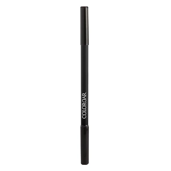 Colorbar Just Smoky Eye Pencil - Eyeliner Pencil with Built-in Smudger - Waterproof Formula - Matte Finish - 001 Just Black - 0.04 oz