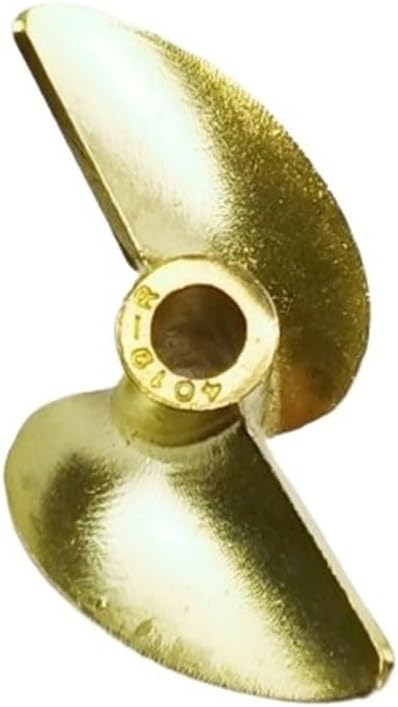 RC Boat Propeller, 36-45mm 2-Blade Beryllium Copper with 1.9 Pitch, 4-4.76mm Shaft Holes, Right Hand (Clockwise) Rotation, 1 Piece(40mm)