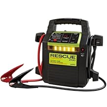 12/24V 400 Amp 2 Gal Cable with Light Rescue Booster Pack with 62 in. Cables