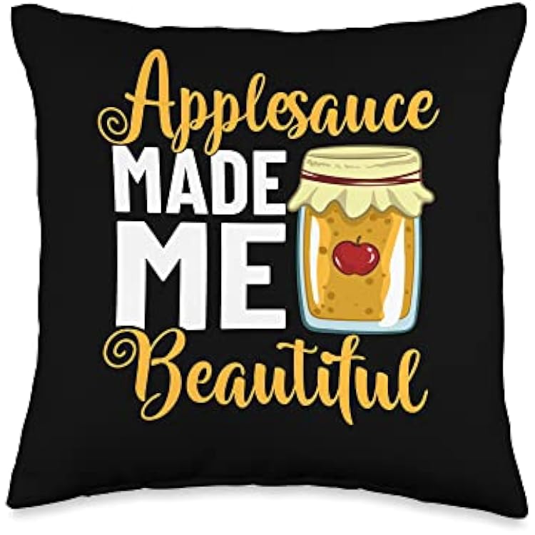 Applesauce Apple Sauce Cake Recipe Dessert Unsweetened Throw Pillow