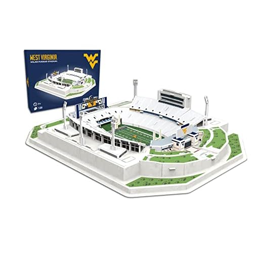 Pro Lion 3D Jigsaw Puzzle Milan Pushkar Stadium Construction Building Kits - 120 Pieces | West Virginia Football League Gifts for Boys, Adults, Men & Kids Aged 7 | Puzzles Games Kit for Creative Fans