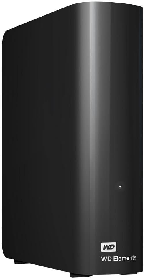 WD 20TB Elements Desktop External Hard Drive, USB 3.0 Drive for Plug and Play Storage - WDBWLG0200HBK-NESN