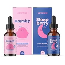 JoySpring Magnesium Citrate and SleepBerry Melatonin Liquid for Kids