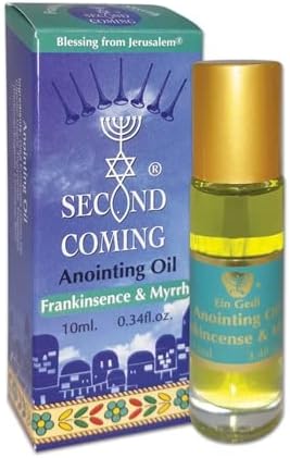 Ein Gedi - Israel Original Second Coming Anointing Oil - 0.34 Fl.Oz (10ml) (Myrrh & Frankincense)