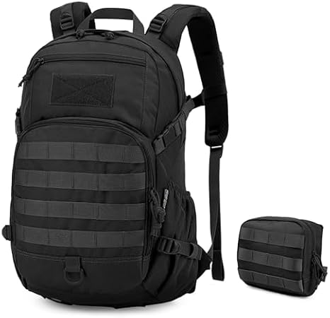 Mardingtop 25L Small Tactical Backpack +Molle Admin Tactical Pouch
